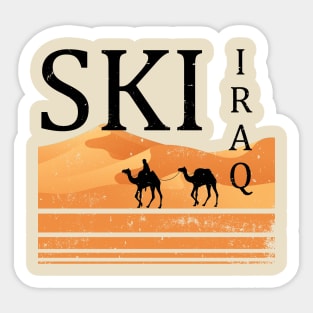 Ski Iraq Sticker